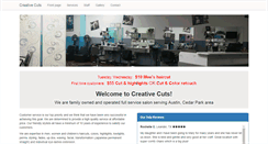 Desktop Screenshot of creativecuts.net